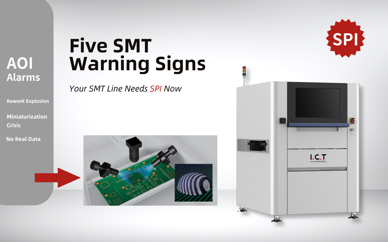5 Warning Signs Your SMT Line Urgently Needs SPI 5 Dấu hiệu cảnh báo SMT Đường dây của bạn đang cần gấp SPI