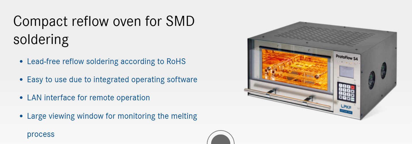 LPKF ProtoFlow S Reflow Soldering Machine Máy hàn Reflow LPKF ProtoFlow S