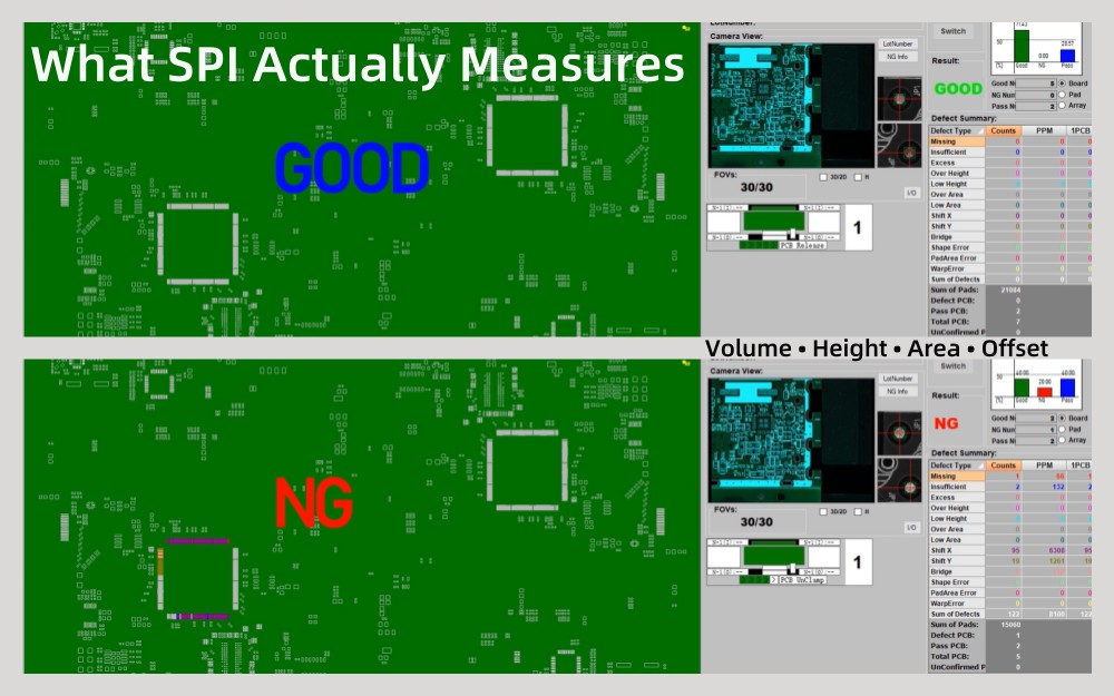 What Are Solder Paste Inspection Defects in SMT Khiếm khuyết kiểm tra dán hàn trong SMT là gì