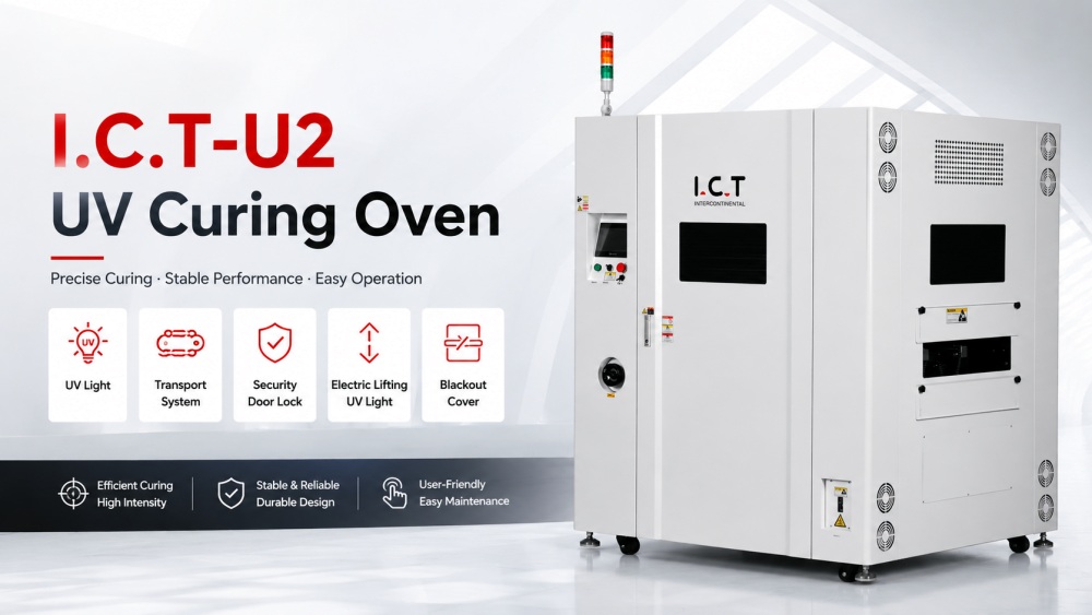 I.C.T UV Curing Oven I.C.T Lò sấy UV