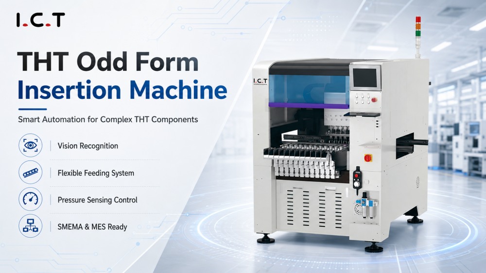 I.C.T THT odd form insertion machine Máy chèn dạng lẻ I.C.T THT