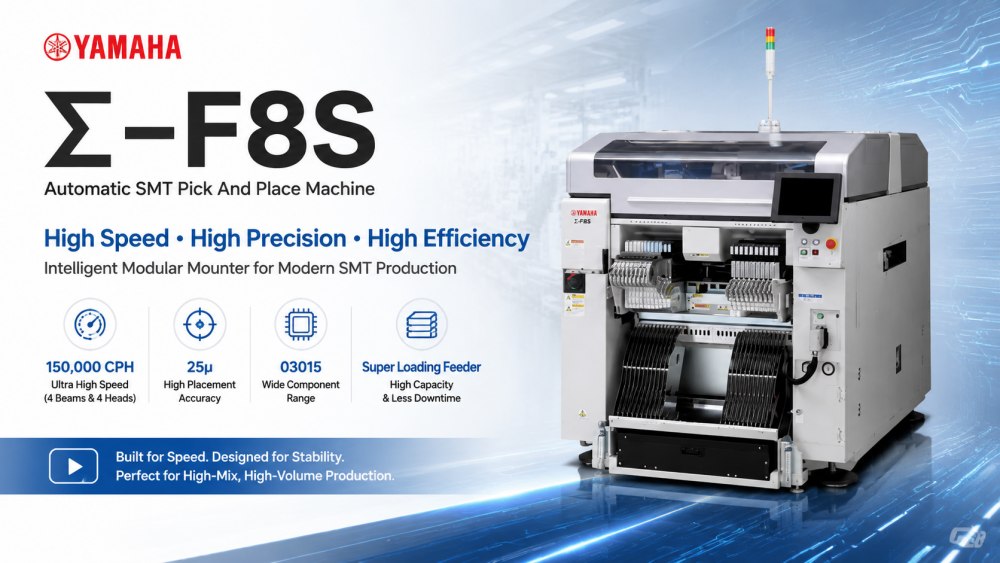 Yamaha Σ-F8S Pick and Place Machine Máy gắp đặt Yamaha Σ-F8S