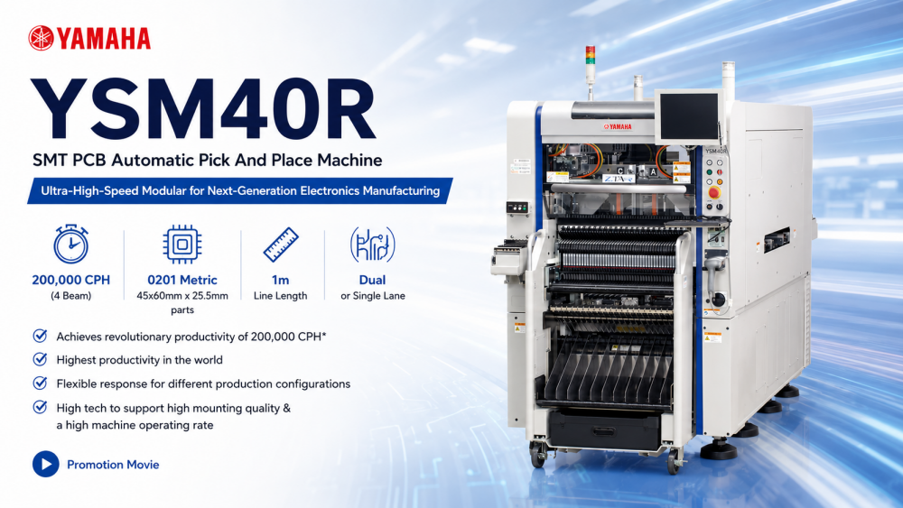 Yamaha Yamaha SMT PCB Automatic Pick And Place Machine Máy đặt và gắp tự động Yamaha Yamaha SMT PCB