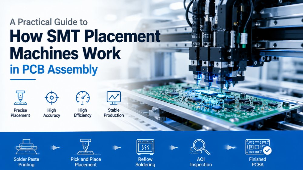 How SMT Placement Machines Work Cách thức hoạt động của máy định vị SMT