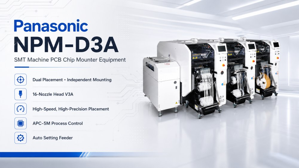 NPM D3A Panasonic Chip Mounter Máy đếm chip Panasonic NPM D3A