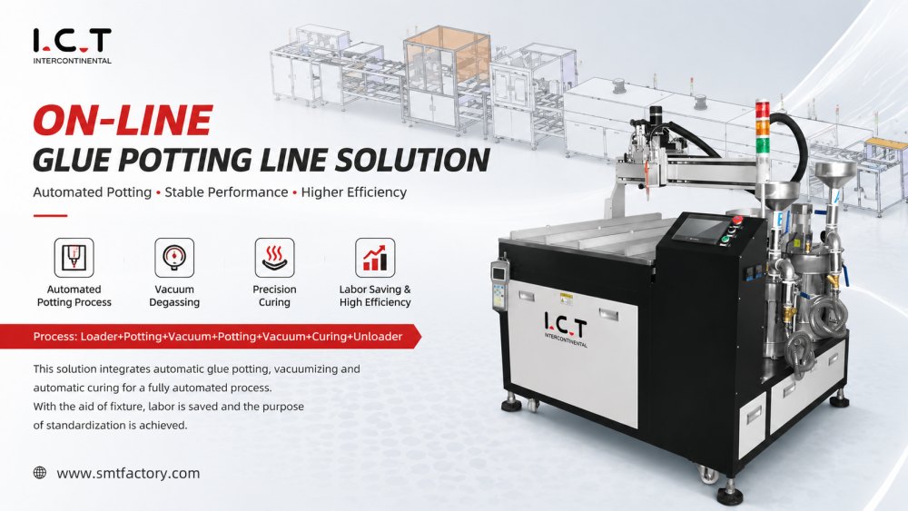 Glue Potting Line Solution Giải pháp dây chuyền dán keo