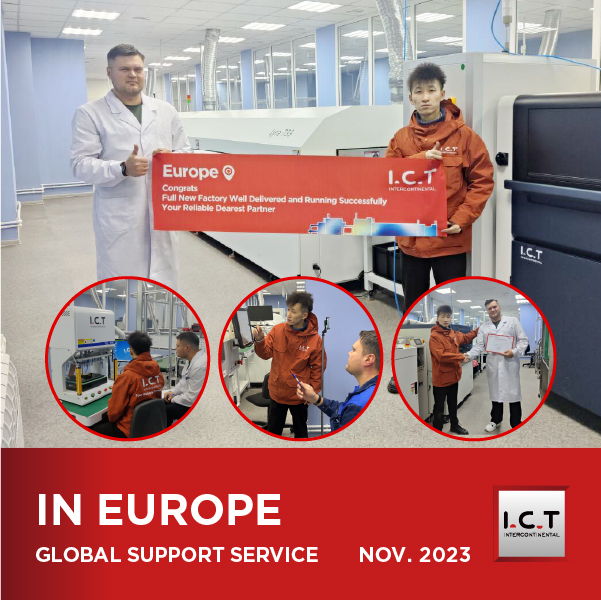 Hỗ trợ ở nước ngoài của I.C.T cho việc sản xuất bộ nguồn máy tính ở Châu Âu