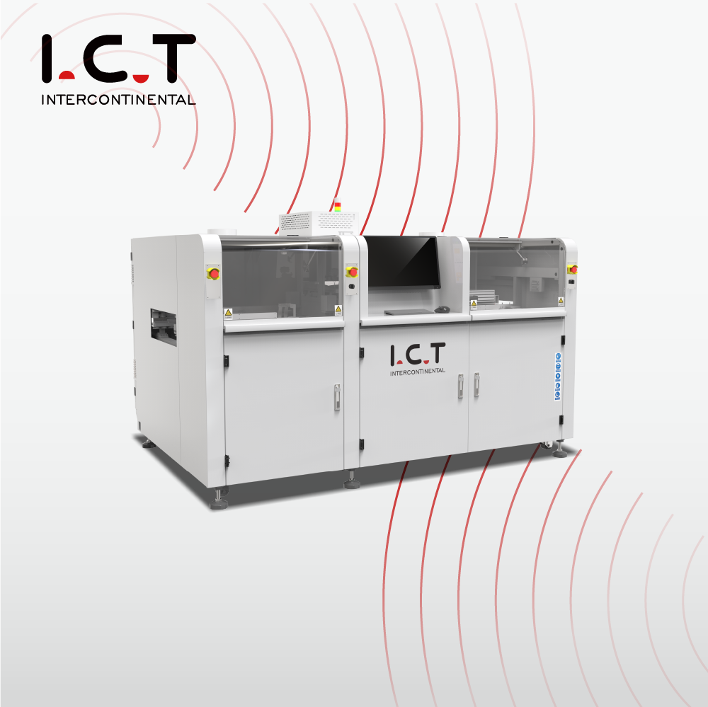 I.C.T-SS550P1 |Máy hàn sóng chọn lọc trực tuyến hoàn toàn tự động PCB với 2 nồi hàn 