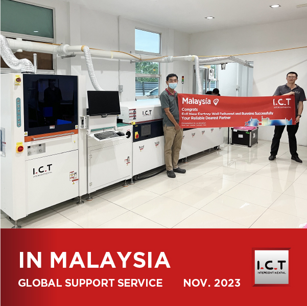  I.C.T Cung cấp dây chuyền sơn phủ PCBA cho ngành sản xuất đồ điện tử tại Malaysia