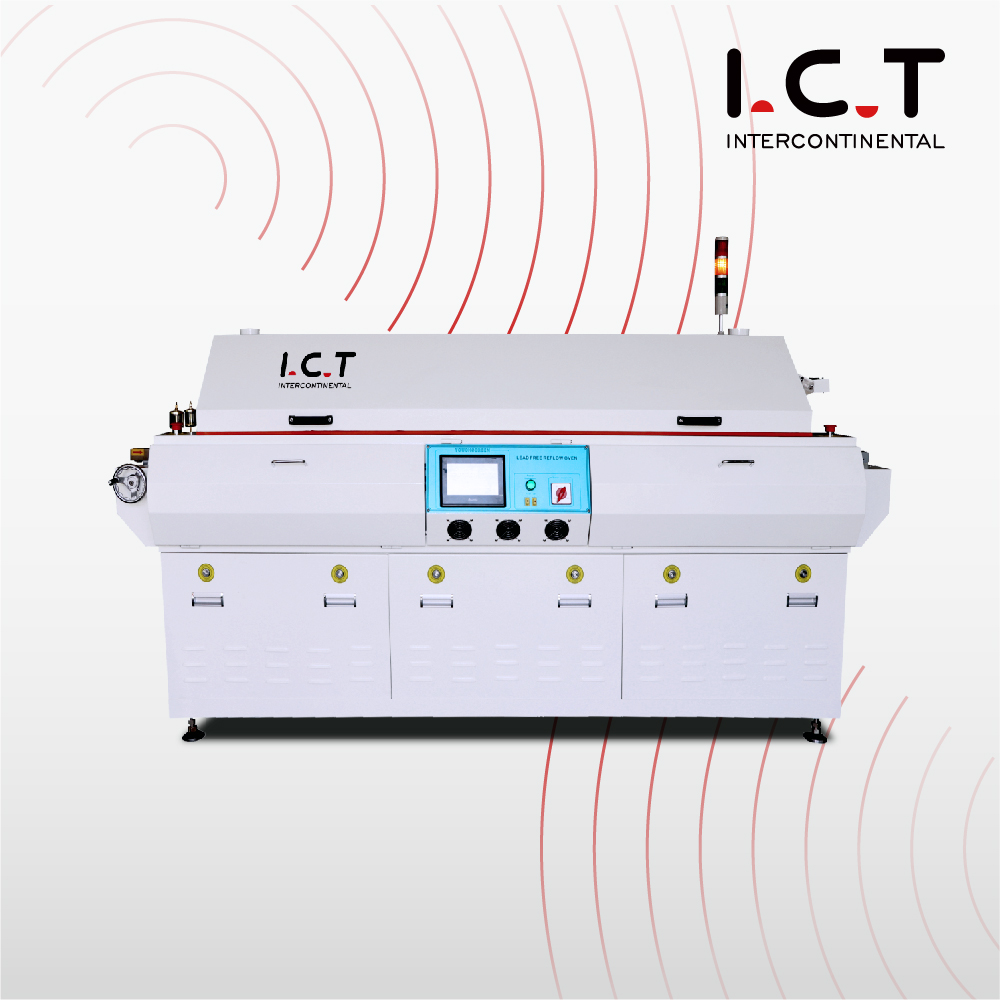 I.C.T |SMT Giá lò hàn Reflow 8 vùng nhiệt