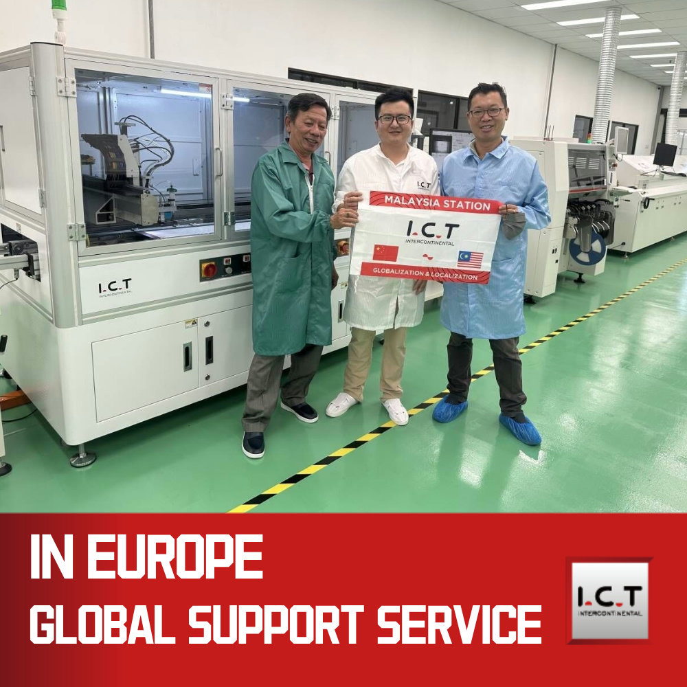 I.C.T | SMT thiết bị ngoại vi PCB bóng led pha keopu keo Máy