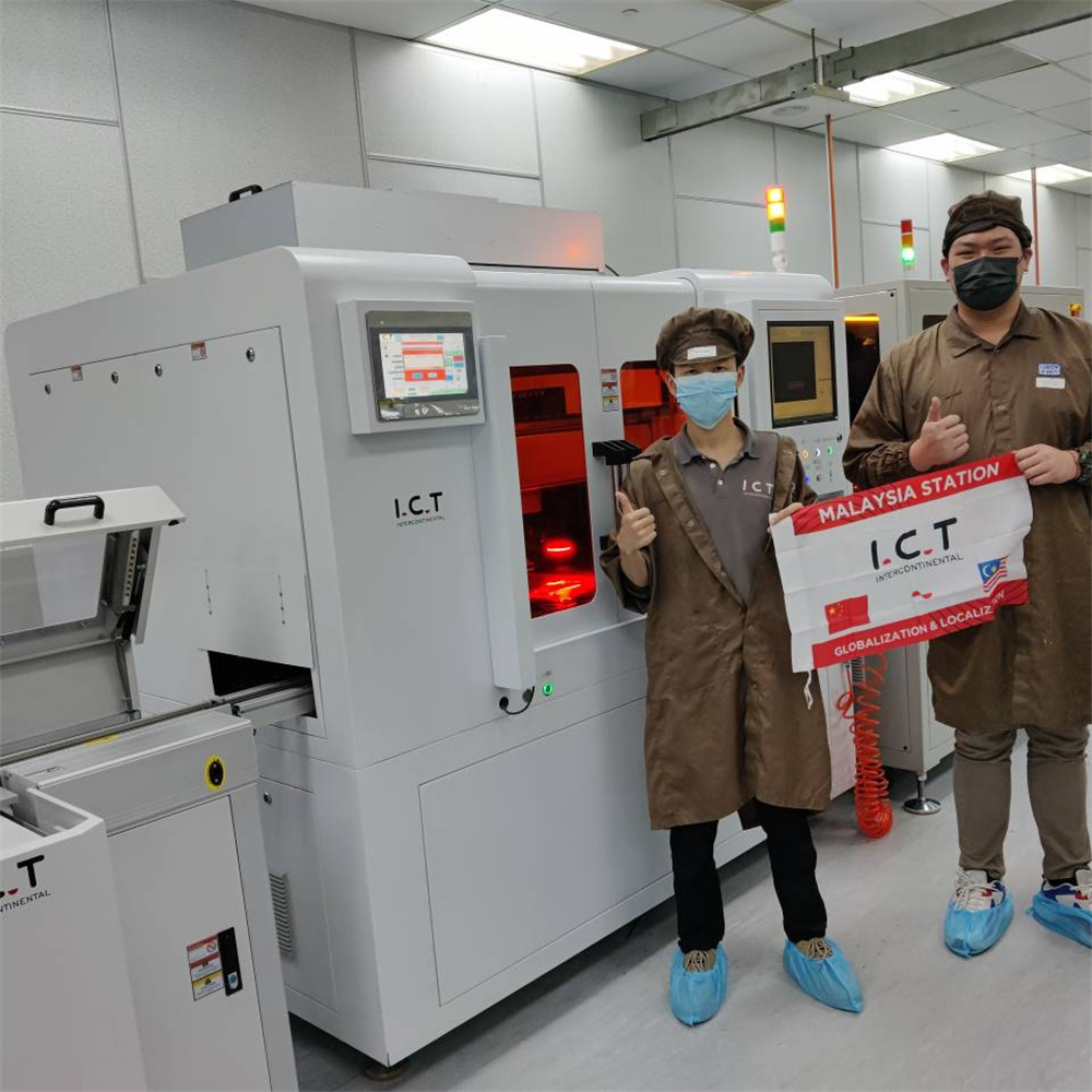 I.C.T | Hệ thống đánh dấu bề mặt tự động PCB Máy cắt laser