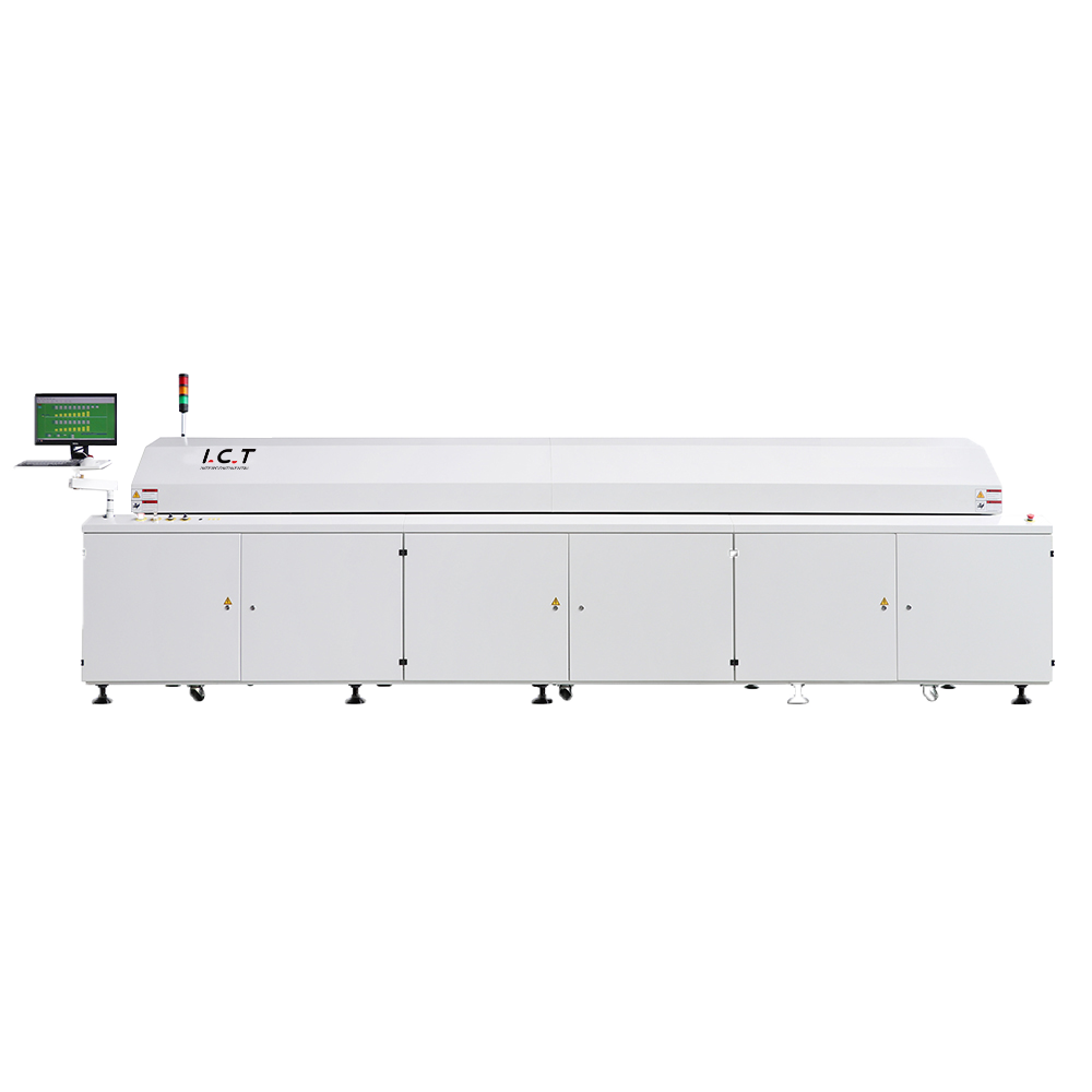 I.C.T |Lò hàn Reflow 7 cấp chất lượng hàng đầu PCB Lò nướng Reflow Mạch Reflow Oven