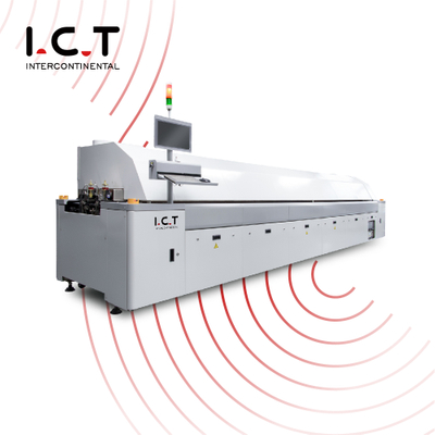 I.C.T |Dây chuyền sản xuất Lò nướng lại không khí nóng Máy tạo khí Nitro T5 Feeder SMT