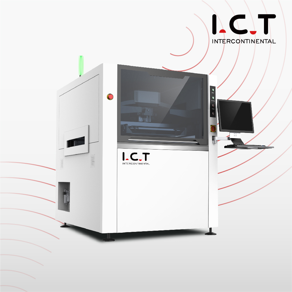 I.C.T |SMT Máy in màn hình Tự động hoàn toàn PCB miếng kim thuộc mỏng Máy in |I.C.T-5134