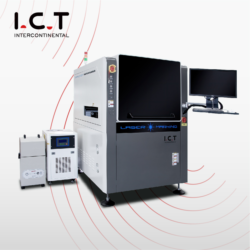 I.C.T-510 |Máy in nhãn Laser 3D Máy khắc laser màu xanh lá cây