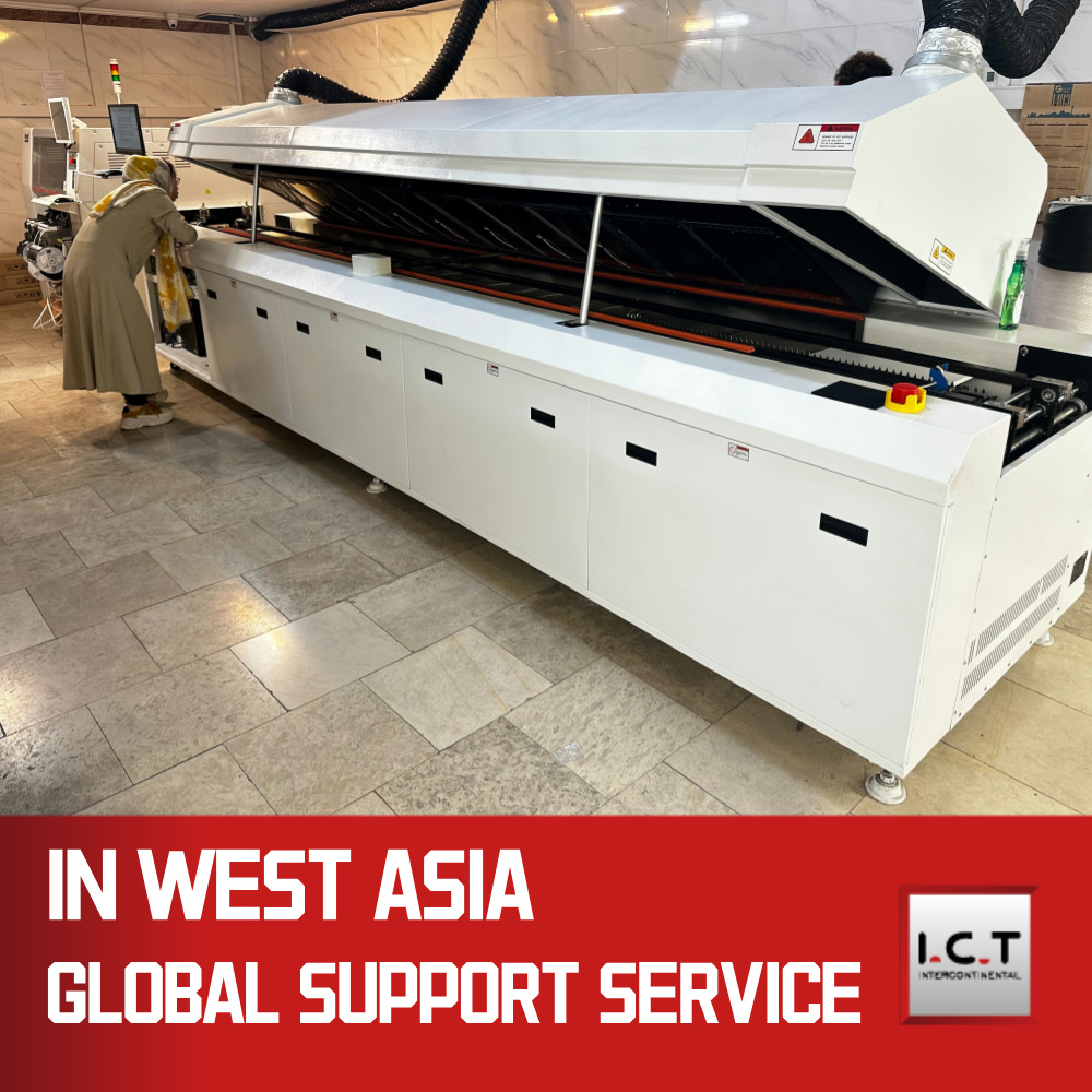 Thiết bị lò hàn Reflow không chì hiệu suất cao SMT LED