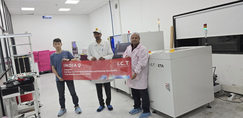 I.C.T SMT M&aacute;y d&acirc;y chuyền ở Ấn Độ