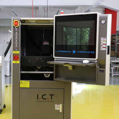 I.C.T | Máy in và cắt laser bóng đèn LED kèm theo sợi quang