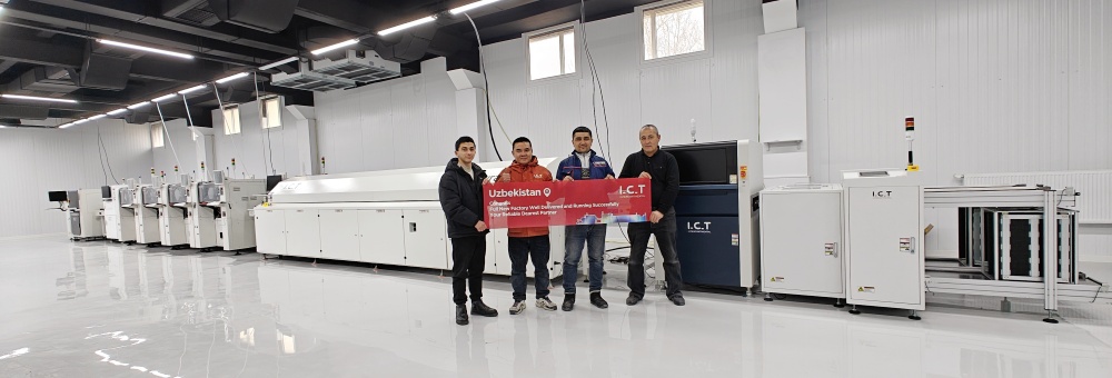 I.C.T SMT v&agrave; Hỗ trợ kỹ thuật của DIP Line ở Uzbekistan