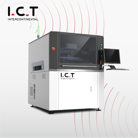 I.C.T |PCB SMD SMT máy in stencil Máy in màn hình 1,2 mét