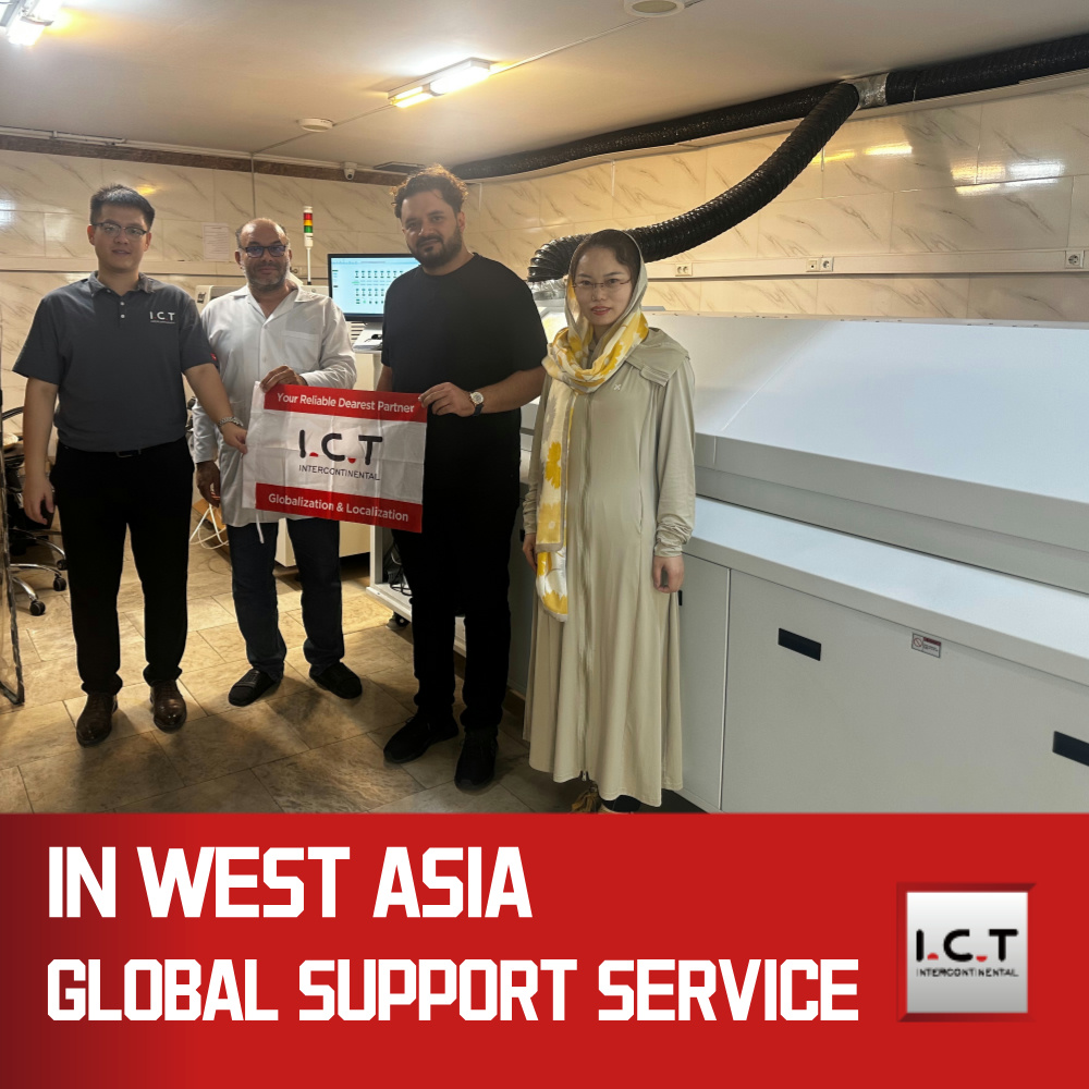 I.C.T | 9 vùng SMT Lò nướng Reflow hồng ngoại SMT Giá máy lắp ráp