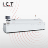 I.C.T |SMT Reflow Oven Băng tải Màn hình cảm ứng Reflow chuỗi 6 vùng PCB trong Oven