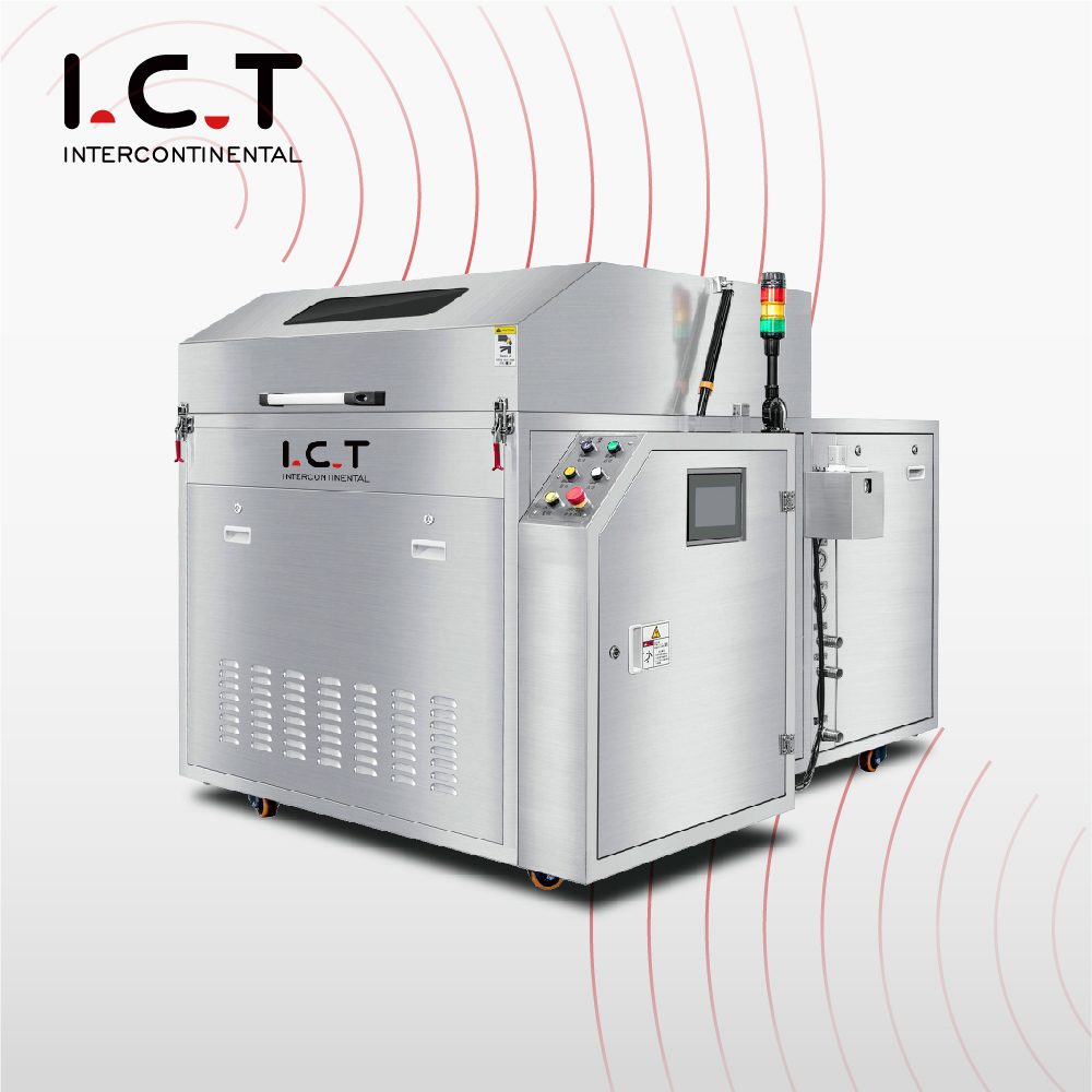I.C.T |Máy làm sạch băng tải pcb tự động