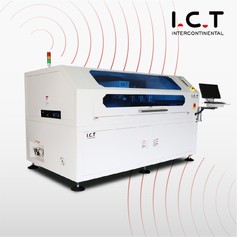 I.C.T |PCB SMD SMT máy in stencil Máy in màn hình 1,2 mét