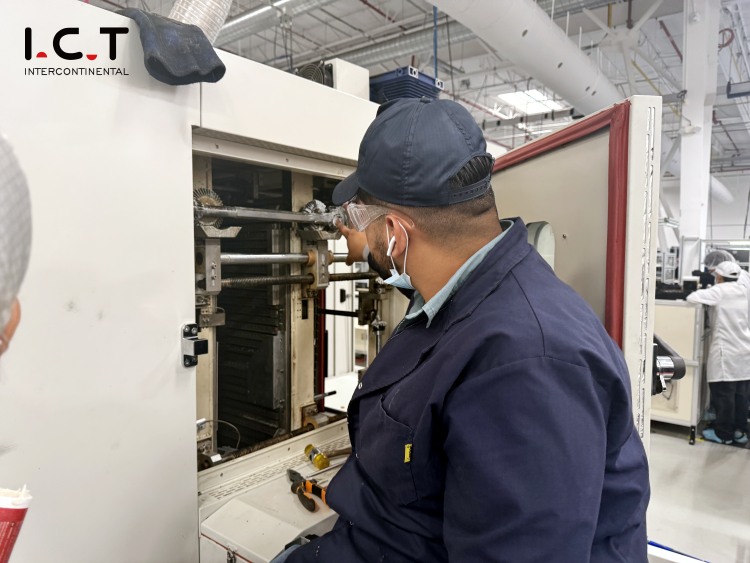 I.C.T Hỗ trợ ở nước ngoài cho lò nướng dọc ở Mexico 3