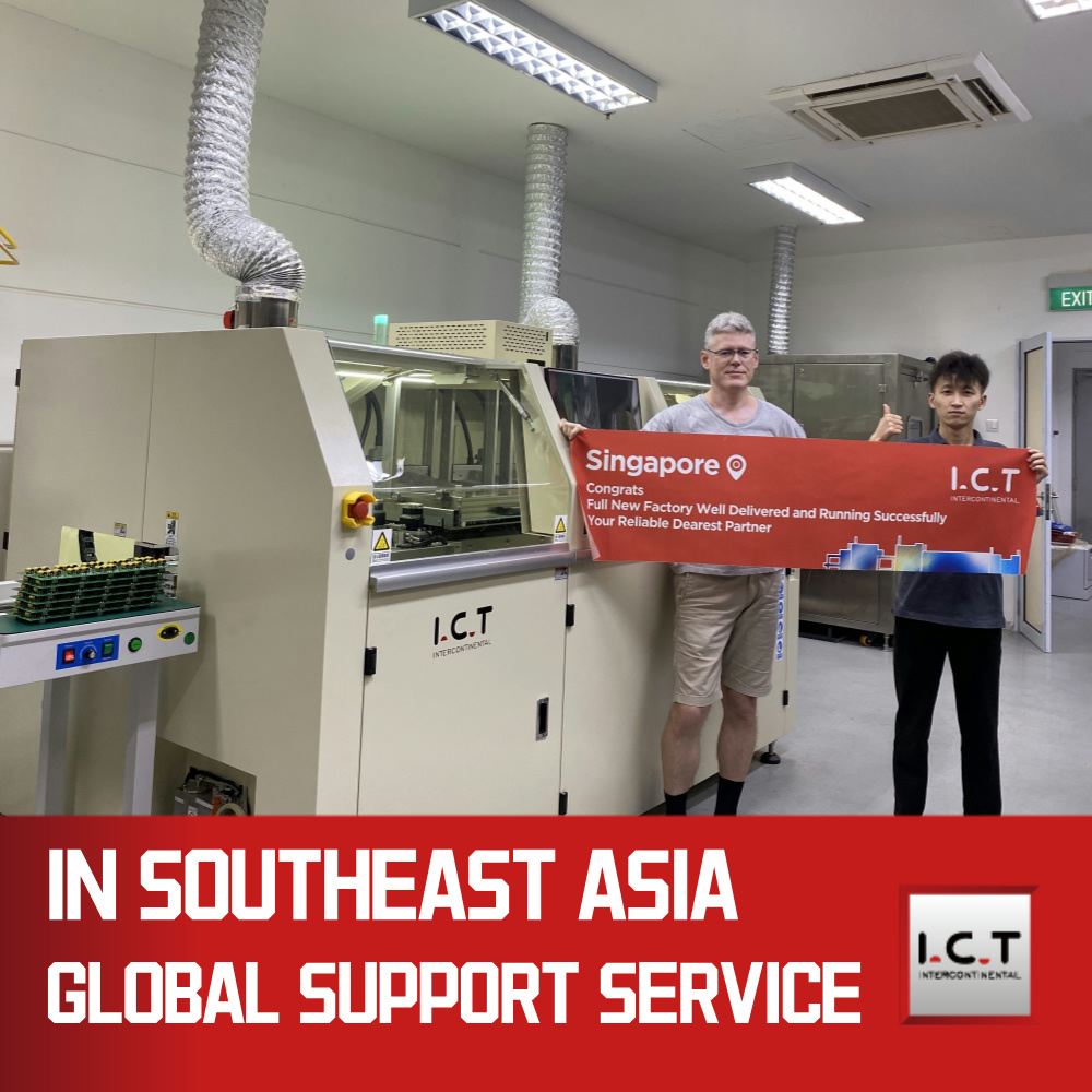 I.C.T | Máy hàn sóng chọn lọc trực tuyến THT Quy trình I.C.T-SS350