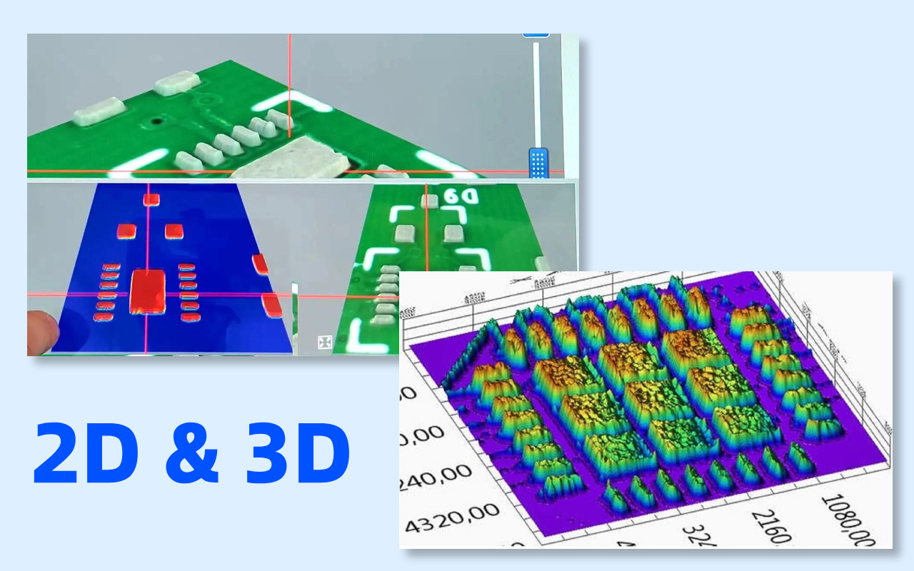 3. 2D SPI vs 3D SPI-So s&aacute;nh c&ocirc;ng nghệ