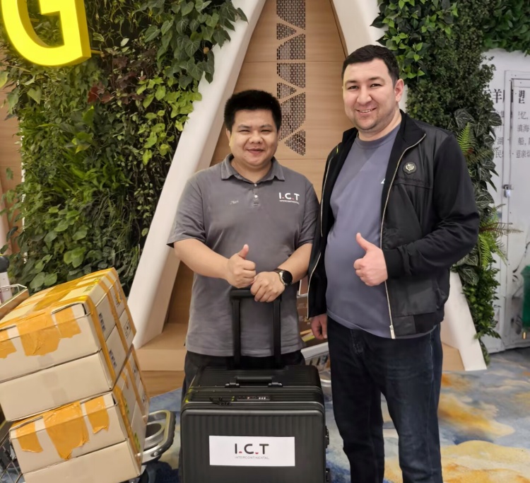 Kỹ sư I.C.T đến Uzbekistan để lắp đặt d&acirc;y chuyền sản xuất SMT