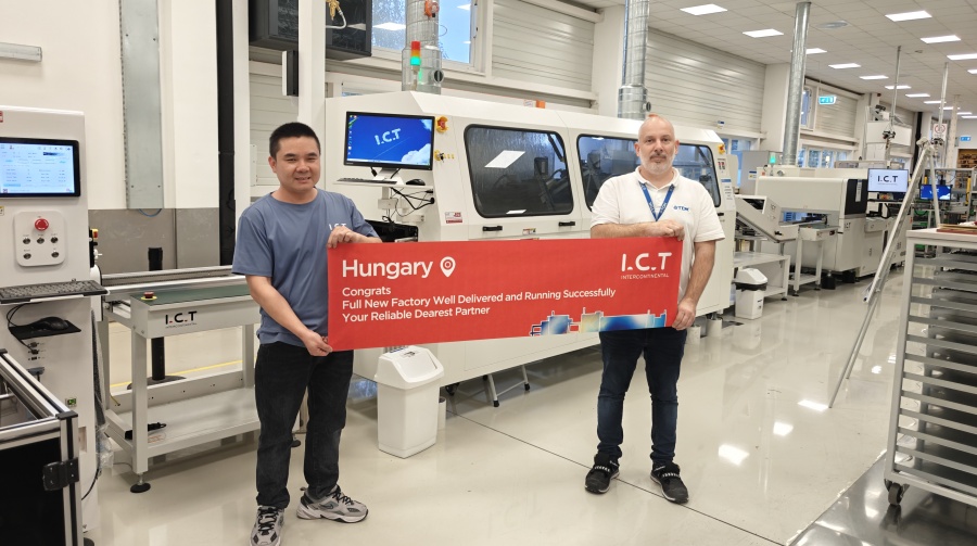 I.C.T cung cấp THT dây chuyền sản xuất cho sản xuất bộ điều khiển điện ở Hungary