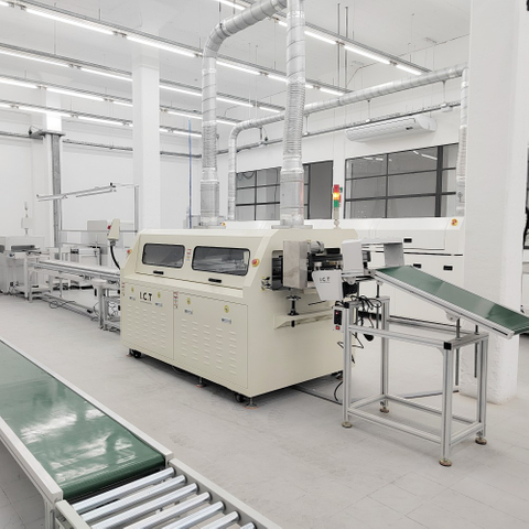 I.C.T | Máy hàn nhúng cho bộ trao đổi nhiệt PCB Máy hàn sóng THT