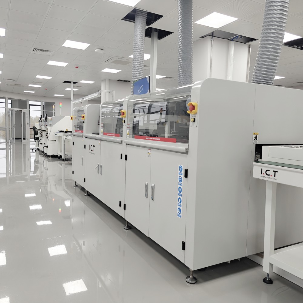 I.C.T-SS550 | Máy hàn sóng chọn lọc trực tuyến hoàn toàn tự động 