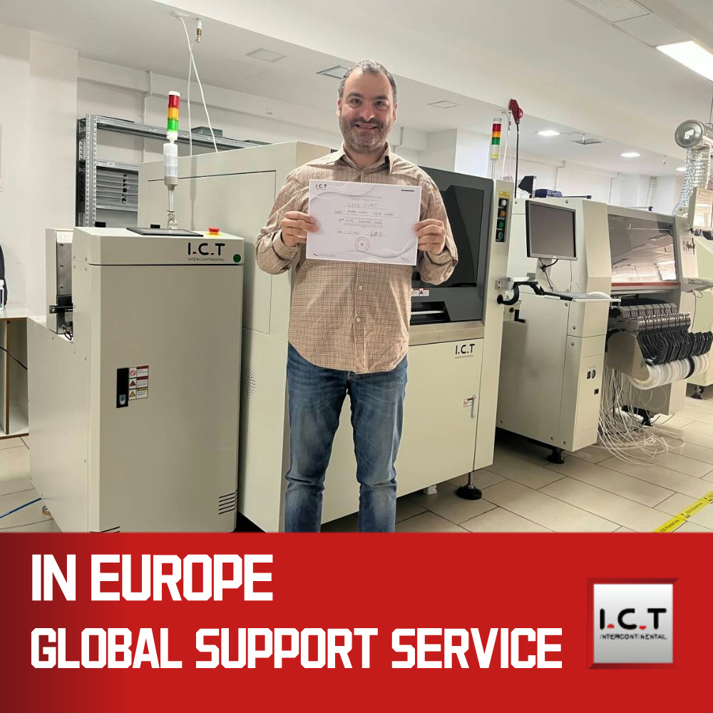 I.C.T | Máy in hàn dán hoàn toàn tự động 1200mm led pcb