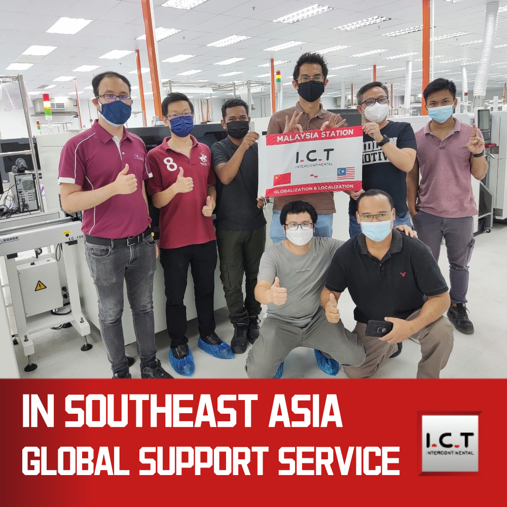 I.C.T | máy in stencil dán hàn có độ chính xác cao SMT máy in stencil tự động máy in PCB