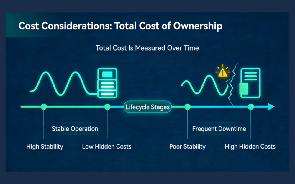 Tổng chi ph&iacute; được đo theo thời gian