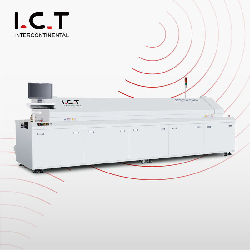 I.C.T |Thâm Quyến SMT Máy hàn Lò hàn chì Reflow 