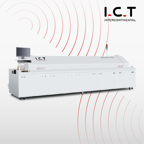 I.C.T |PCB Lò nướng Reflow Chiều rộng 450 có Bộ điều khiển