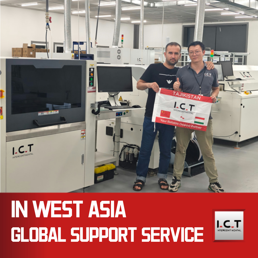 I.C.T | Máy in hàn màn hình lắp ráp stencil SMT hoàn toàn tự động SMD