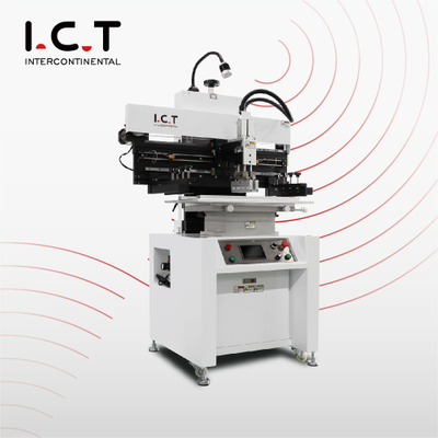 I.C.T |Công việc ổn định chổi cao su kép Máy in stencil bán tự động SMT