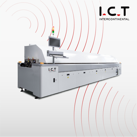 I.C.T Reflow Oven SMT Máy có chiều rộng 450 kích thước PCB