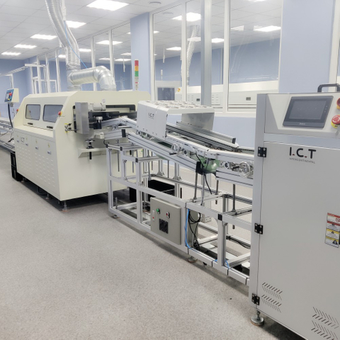 I.C.T | Máy hàn sóng có chất trợ dung cho các bộ phận PCB lớn 