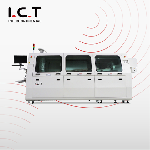 I.C.T |Máy hàn sóng có chất trợ dung cho các bộ phận PCB lớn 