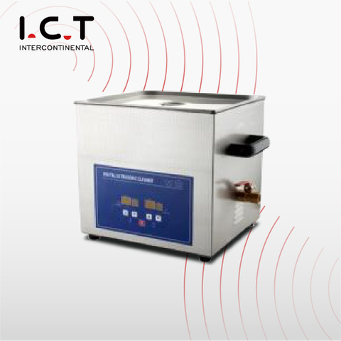 I.C.T Máy làm sạch siêu âm hiệu suất cao cho bo mạch PCB trong dây chuyền sản xuất SMT