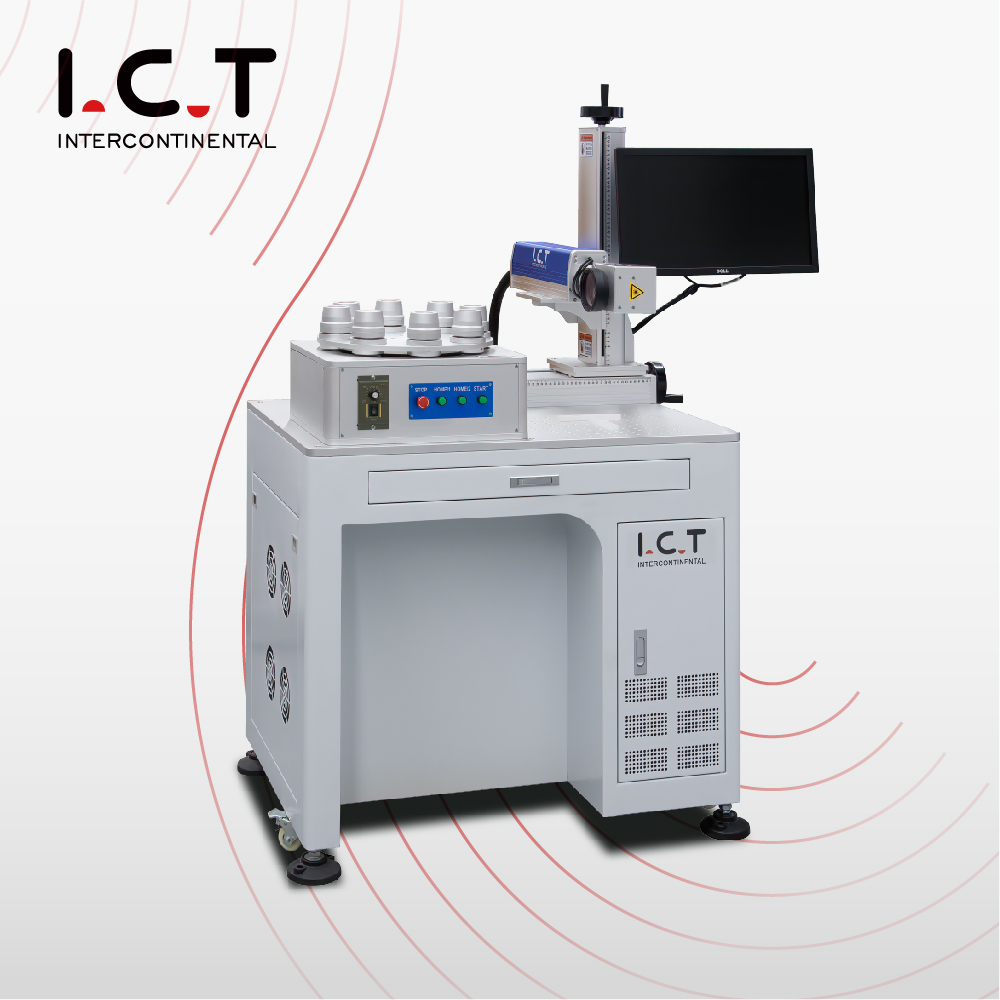 I.C.T-510 |Máy in nhãn Laser 3D Máy khắc laser màu xanh lá cây