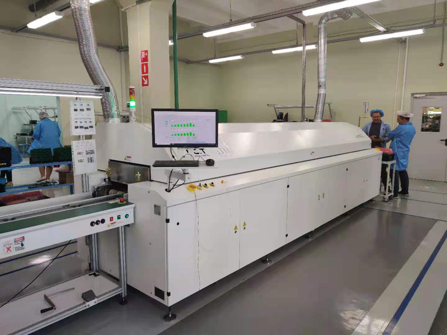 Máy hàn lò Reflow 12 vùng SMT