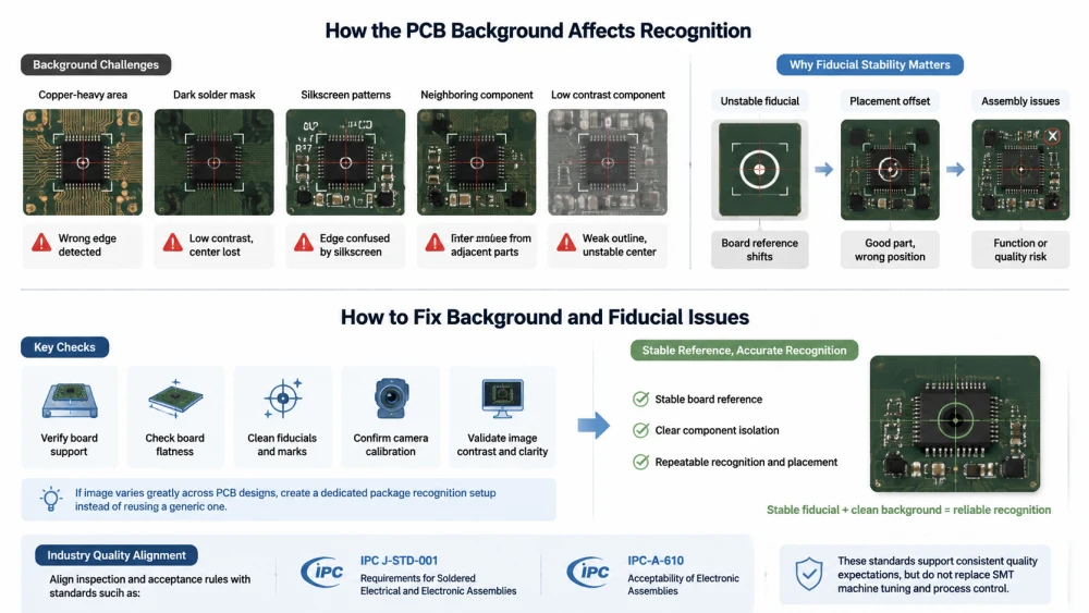 Nền PCB ảnh hưởng như thế n&agrave;o đến nhận dạng.webp